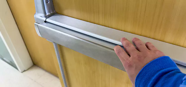 Installing a Push Bar on a Door Menomonee Falls